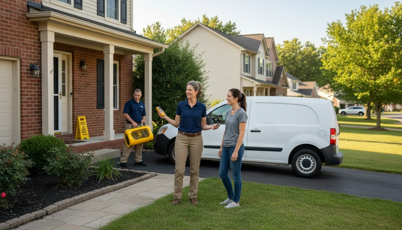 Residential water damage restoration in Carson City, NV